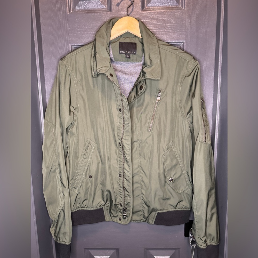 Banana Republic green jacket size medium some wear​​​​